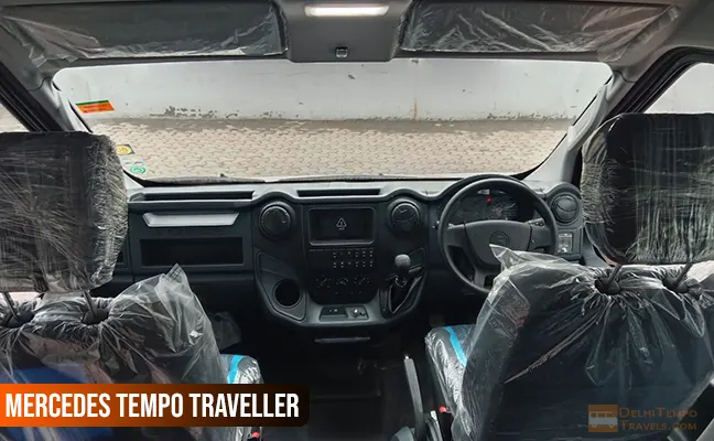 Mercedes Tempo Traveller Hire in Delhi